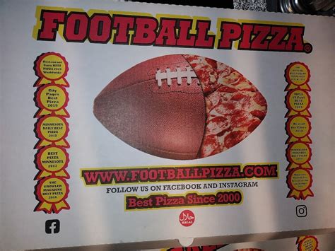 Football Pizza - Eagan Minnesota