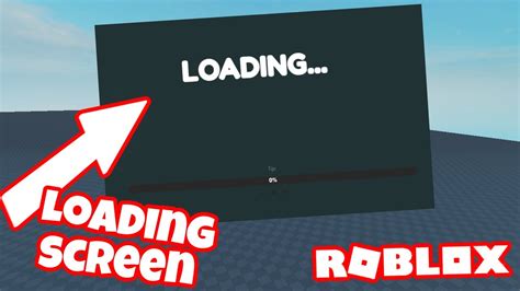 How To Make A Loading Screen Roblox Studio Youtube