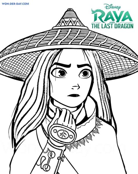 Raya And The Last Dragon Coloring Pages 50 Free Coloring Pages