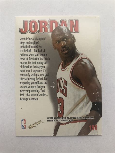 Skybox Z Force Michael Jordan Card Zupermen Chicago Bulls