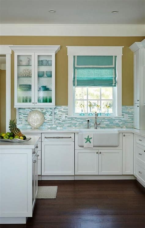 Beach Kitchen Backsplash Tile Color 5 Craft And Home Ideas Coastal Kitchen Decor Beach