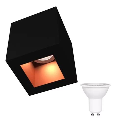 Spot Sobrepor Teto Beiral Para Dicroica Led Incluso Decor