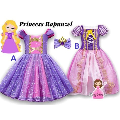 Princess rapunzel sofia the first gown costume for baby girls kids ...