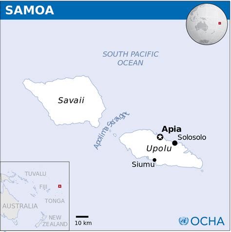 Samoa Map