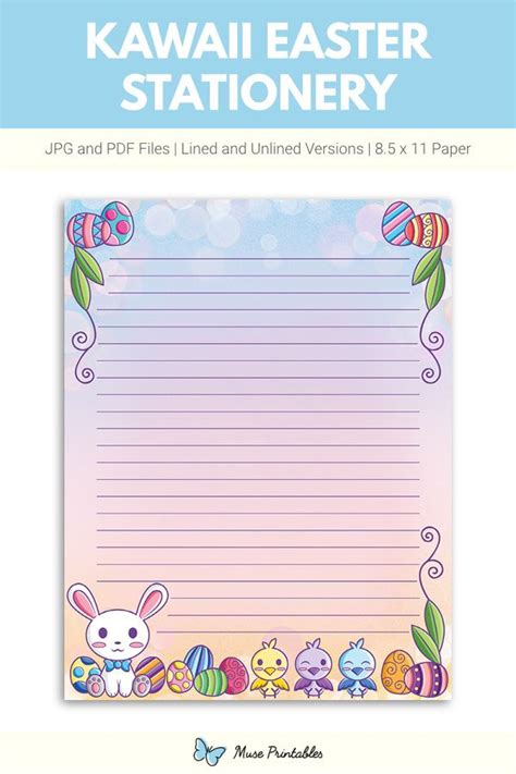 Free Printable Easter Stationery