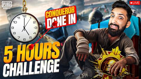 Conqueror Done In Hours Challenge Rank Push Pubg Mobile Bgmi Road