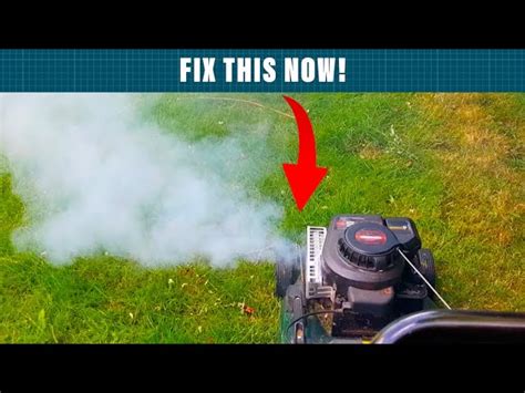 What Causes Lawn Mower Engine To Smoke