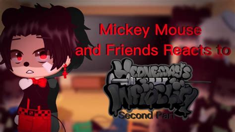 Mickey Mouse And Friends React To FNF Wednesday Infidelity SECOND Part