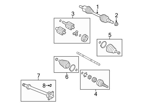 Chevrolet Traverse Cv Axle Assembly Front 22796413 Gm Parts Wholesale Canada Calgary Ab