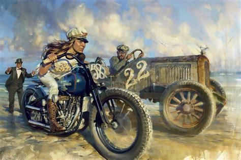 Fuel For The Soul Outstanding Nostalgic Motorcycle Paintings Of