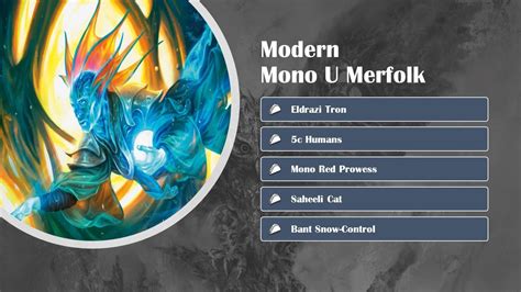 Mono U Merfolk In Modern March 11th 2020 YouTube