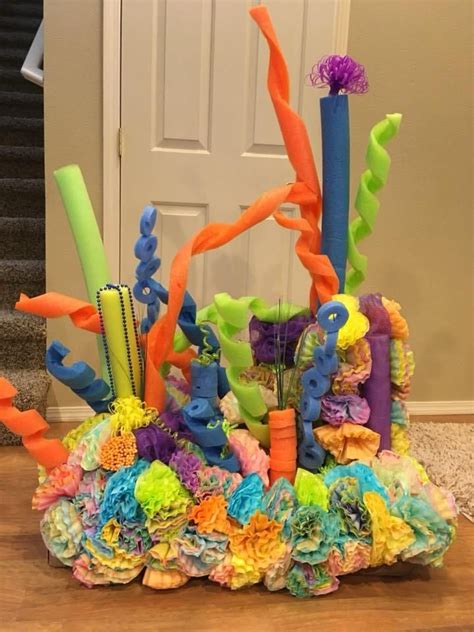 Diy Coral Reef Decor Borrowed Blessingsborrowed Blessings Coral