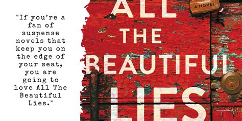 All The Beautiful Lies By Peter Swanson Review By Jennifer Holmes