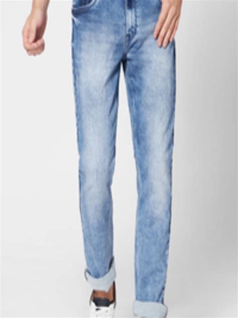 Buy ROCKING SWAMY Men Blue Slim Fit Heavy Fade Stretchable Jeans