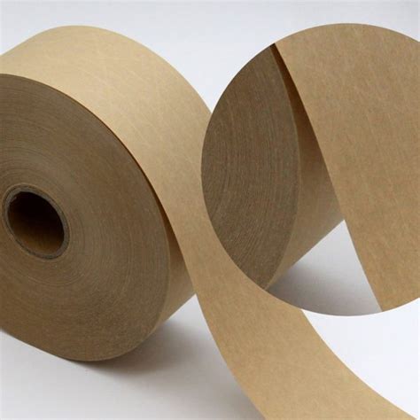 Reinforced Water Activated Kraft Paper Tape Mide Grade Adhesive Tape