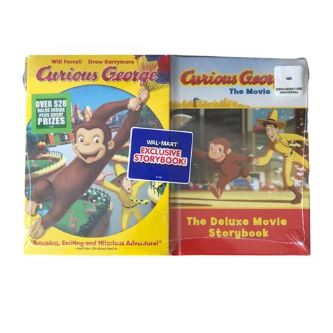 Curious George Walmart Exclusive Dvd Book Dvd 2006 Full Screen