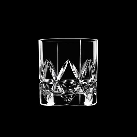 Orrefors Crystal Peak Old Fashion Crystal Glasses Set Of Four Crystal Classics