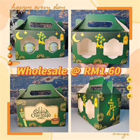 Hari Raya Cookies Gift Box Kotak Kuih Raya Aidilfitri Lazada