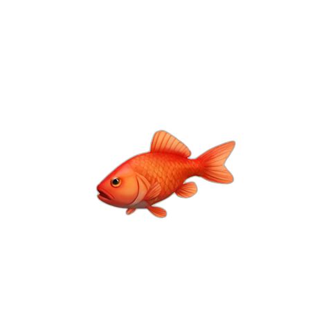 Happy Red Yellow Fish Beautiful 3d Realistic Ai Emoji Generator