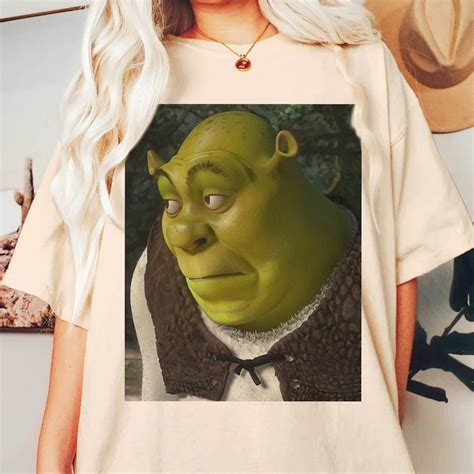 Shrek Face Meme Shirt Shrek Shirt Shrek and Fiona Shirt, Sassy Shrek Shirt, Funny Shrek Trending ...