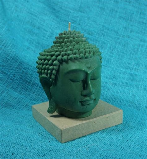 Buddha Head Candles - Silver Lining