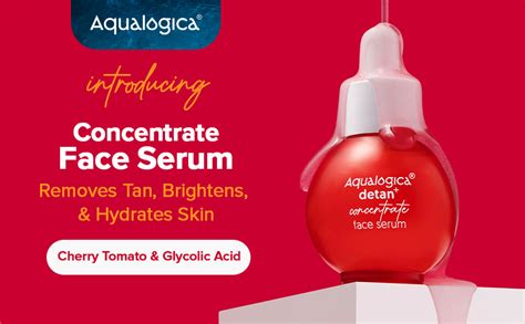 Aqualogica Detan Concentrate Face Serum For Men And Women With Cherry