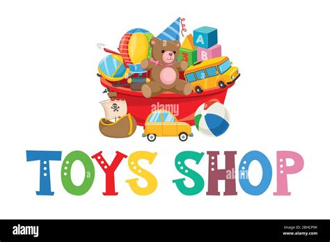 Logo Design For Kids Toys Stock Vector Image And Art Alamy