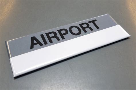 MBTA Silver Line AIRPORT Magnet – MBTAgifts