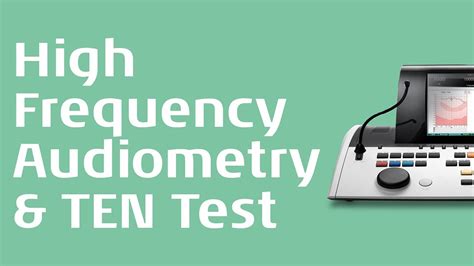 Advanced Tests In Audiometry 12 Youtube