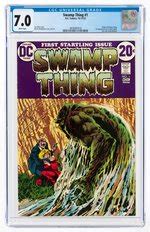 Hake S SWAMP THING 1 OCTOBER NOVEMBER 1972 CGC 7 0 FINE VF FIRST