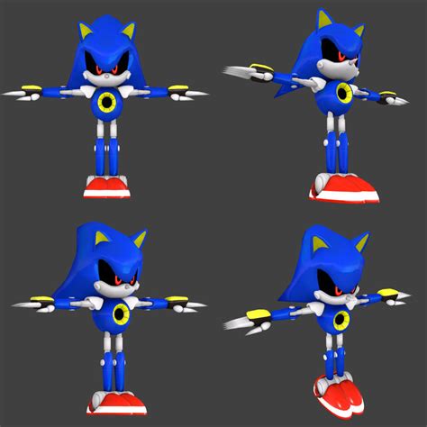 Dreamcast Metal Sonic Final Model Update 43021 By Bandicootbrawl96 On