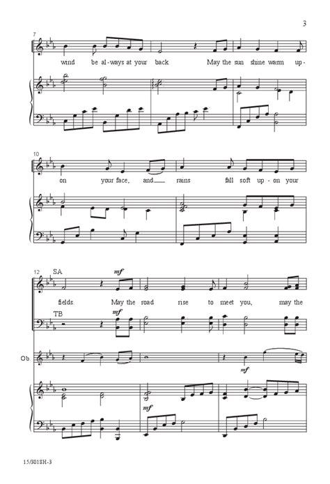 May The Road Rise To Meet You Satb By Vi J W Pepper Sheet Music