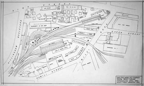 Map of the old Honolulu Rail Depot along King St and Iwilei Rd : r/Hawaii