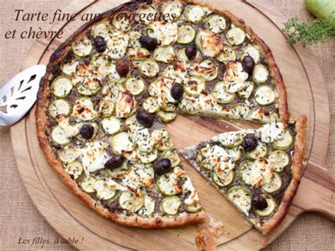 Tarte Fine Aux Courgettes Et Ch Vre Recette Par Les Filles Table