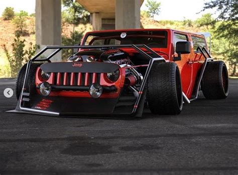 Jeep Wrangler Hot Rod Has Steel Tube Widebody Looks Like A Freak