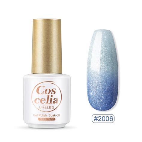 Coscelia 7ml Base Top Coat Gel Polish Uv Soak Off Semi Permanent Nail