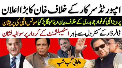 Fawad Chaudhry Case Imran Khan New Master Plan Pervez Elahi