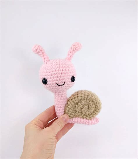 Pattern Sally The Snail Crochet Snail Pattern Amigurumi Snail Pattern