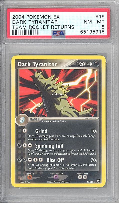 Dark Tyranitar Card