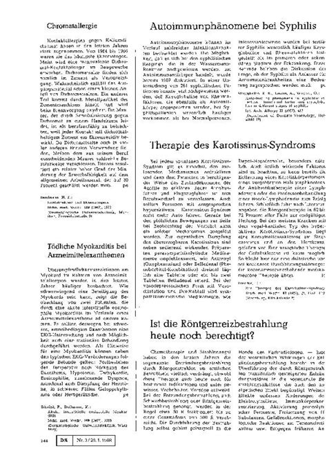 Therapie Des Karotissinus Syndroms