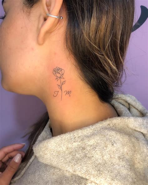 Aggregate Small Female Neck Tattoos Best In Coedo Vn