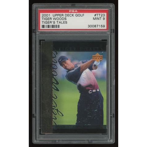 Tiger Woods Upper Deck Tiger S Tales Tt Psa Pristine Auction