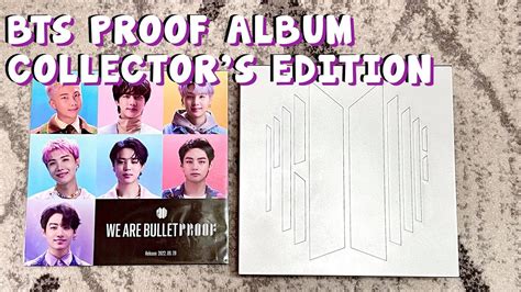 Unboxing Bts Proof Collector S Edition The Most Expensive Album But