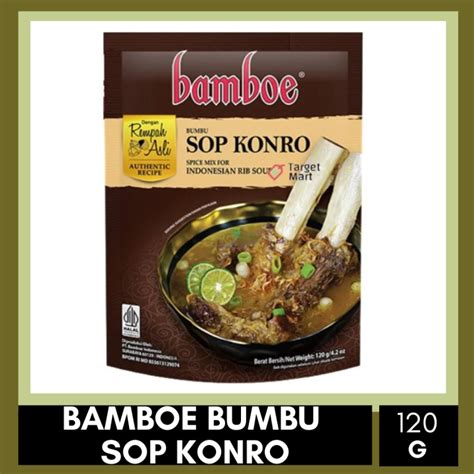 BAMBOE SOP KONRO 120gr BUMBU BAMBOE PREMIUM BAMBOE SOP KONRO