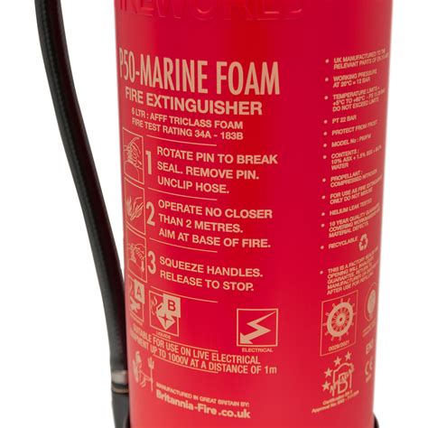 P Med Ltr Foam Fire Extinguisher Service Free From Inc Vat