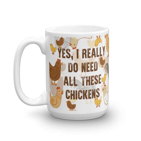 Chicken Coffee Mug Cute Chicken T Chicken Lover Funny Etsy