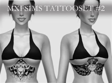 The Sims Resource Tattoo Set 2 By Mxfsims • Sims 4 Downloads