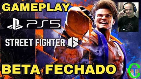 STREET FIGHTER 6 BETA FECHADO NO PS5 CONFERINDO UM POUCO DO GAME