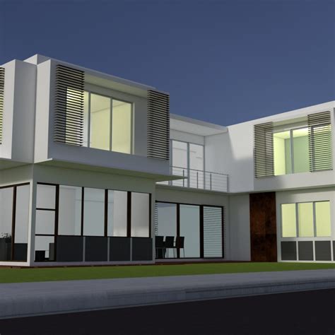 Modern Contemporary Residential Building Design - CAD Files, DWG files ...