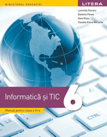 Informatic I Tic Clasa A Vi A Manual Aprobat By Editura Litera